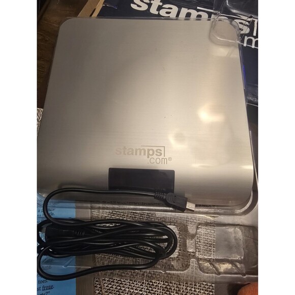 Stamps.com 5 lb Digital Postal Scale Stainless Steel USB Powered in Box 2015 - Picture 3 of 14